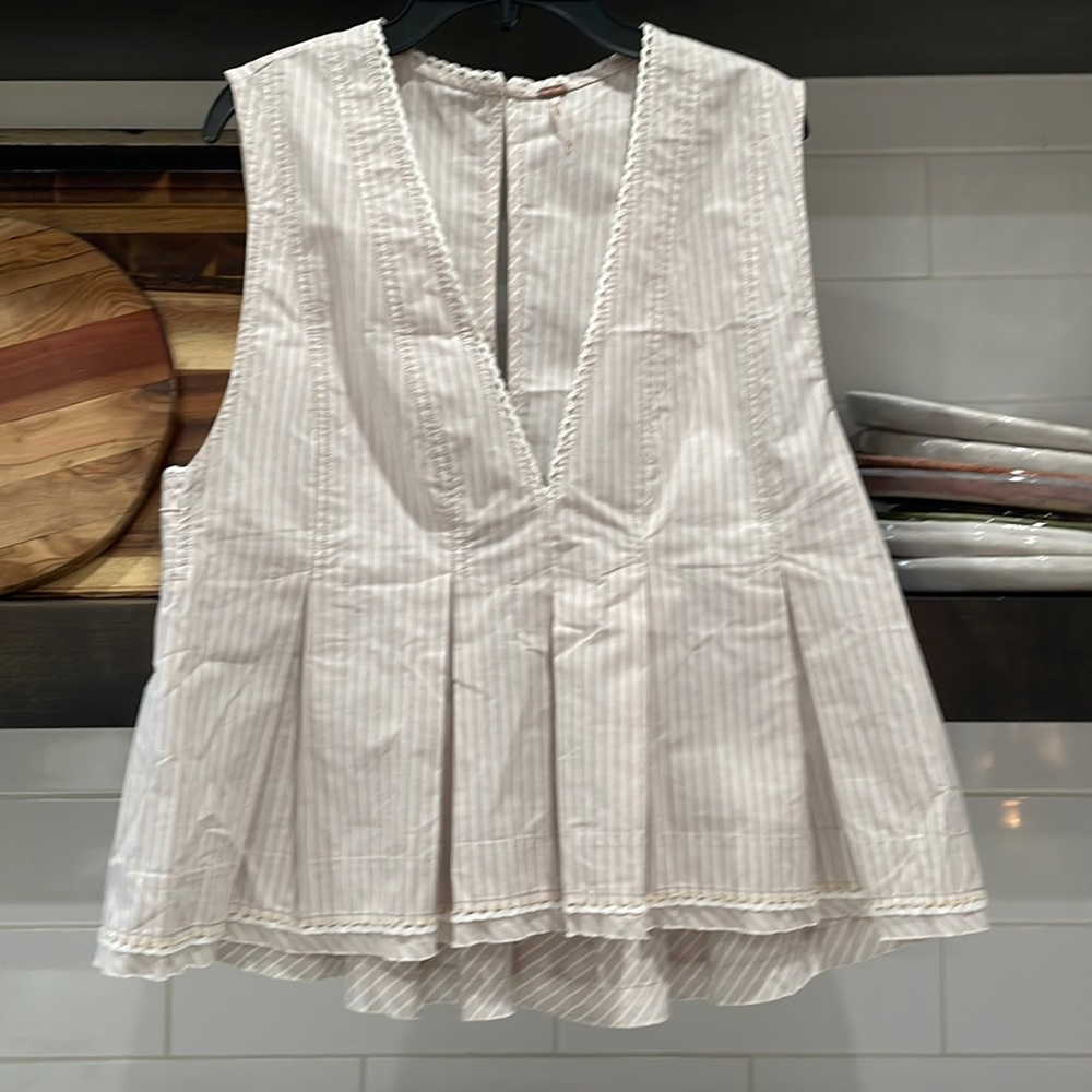 Free People peplum style top